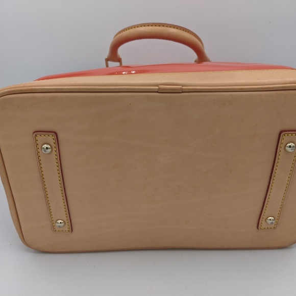 EUC Dooney & BourkeDarcy Orange Patent Leather Satchel - Picture 10 of 16